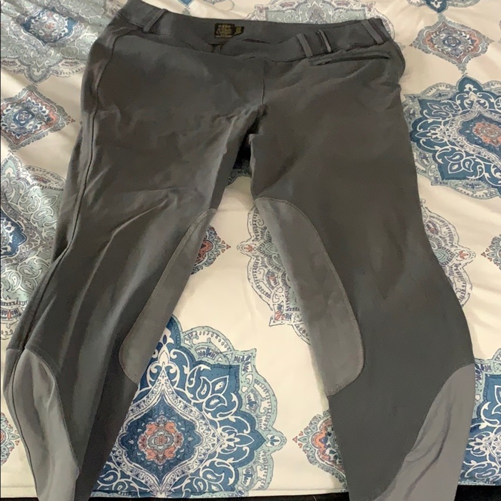 Side zip riding breeches